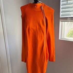 Vibrant Orange Women's Dress